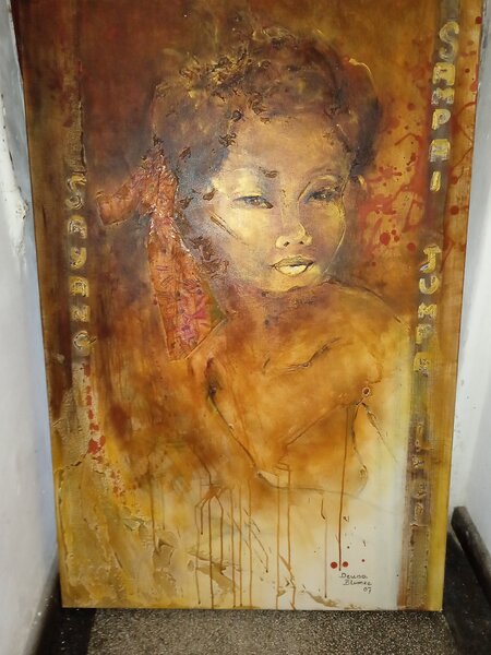 Tablou ulei pictor brazilian contemporan