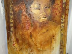 Tablou ulei pictor brazilian contemporan